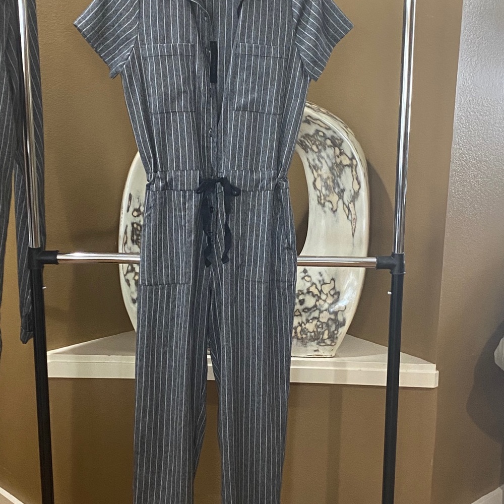 Bobi Black Utility Jumpsuit